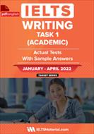 کتاب IELTS Writing Task 1 Actual Tests ژانویه تا آوریل 2022